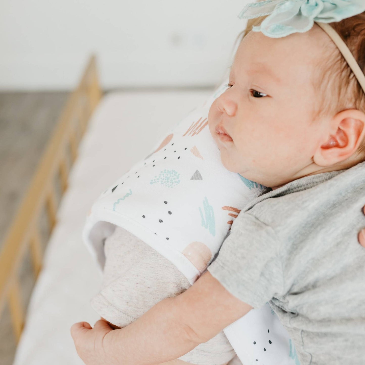 3 Pack Premium Burp Cloths - Zella