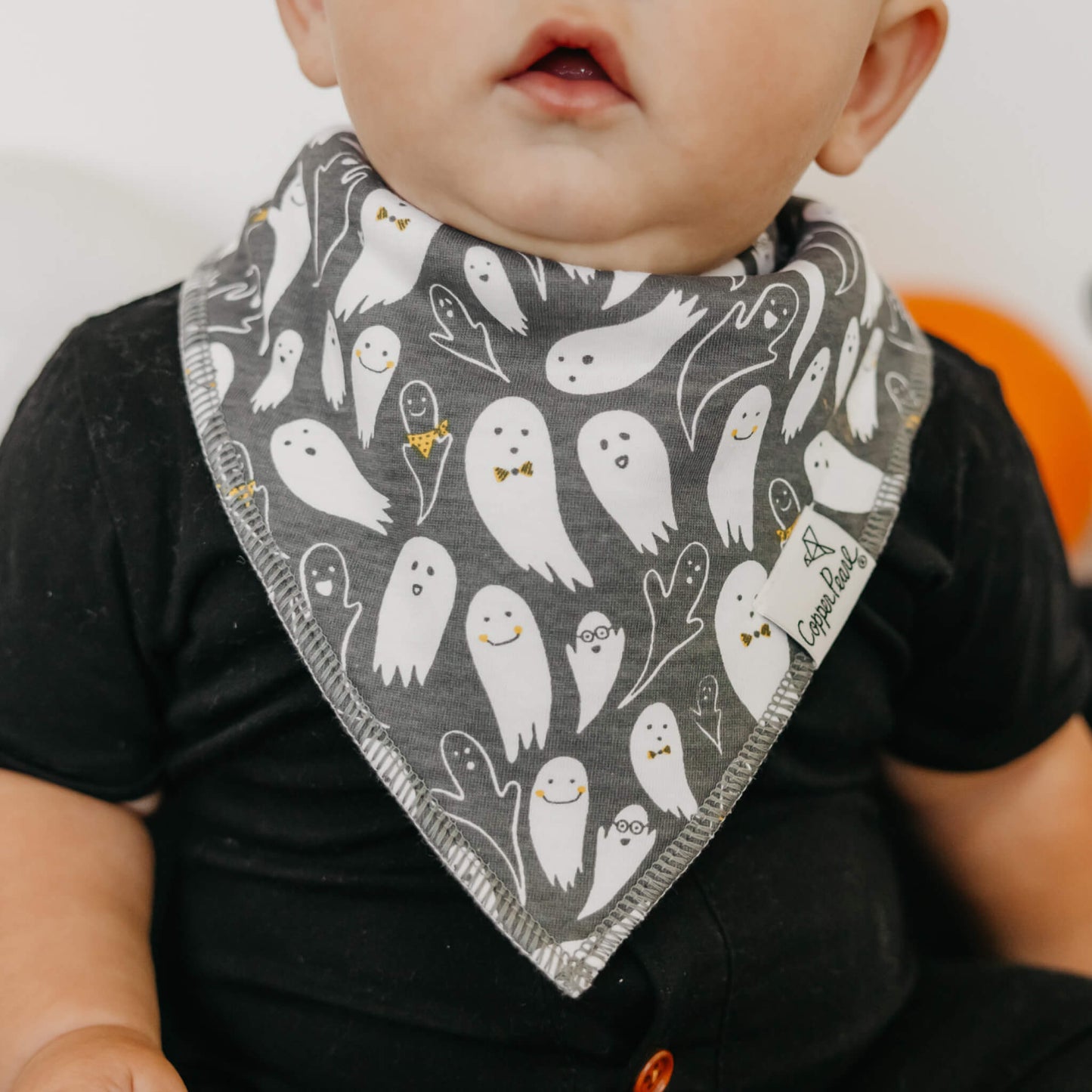 4 Pack Baby Bandana Bibs - Bones