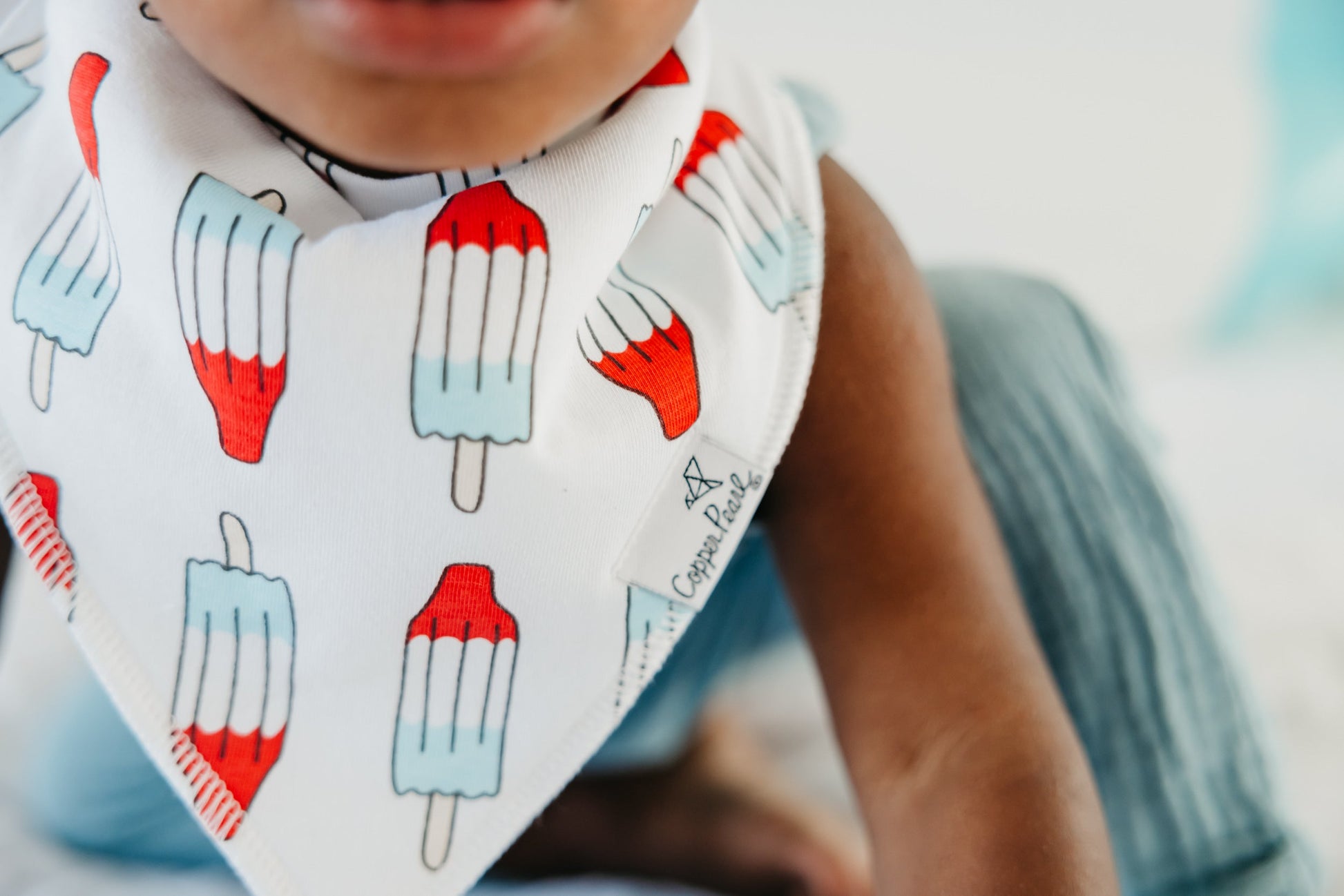 4 Pack Baby Bandana Bibs - Spangled