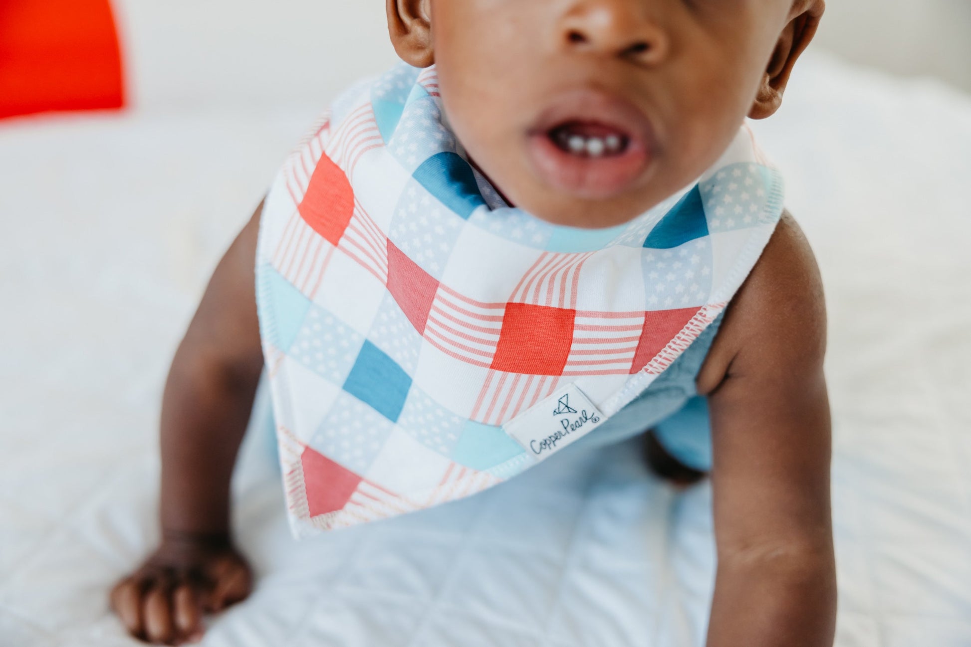 4 Pack Baby Bandana Bibs - Spangled