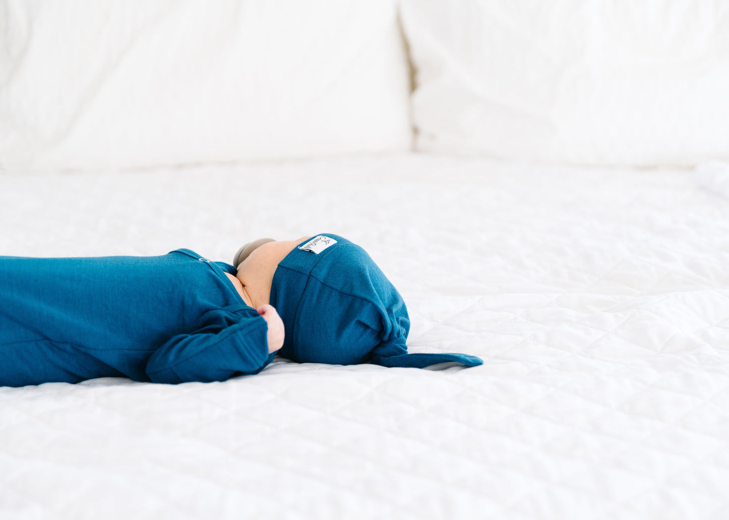 Newborn Knotted Gown - River