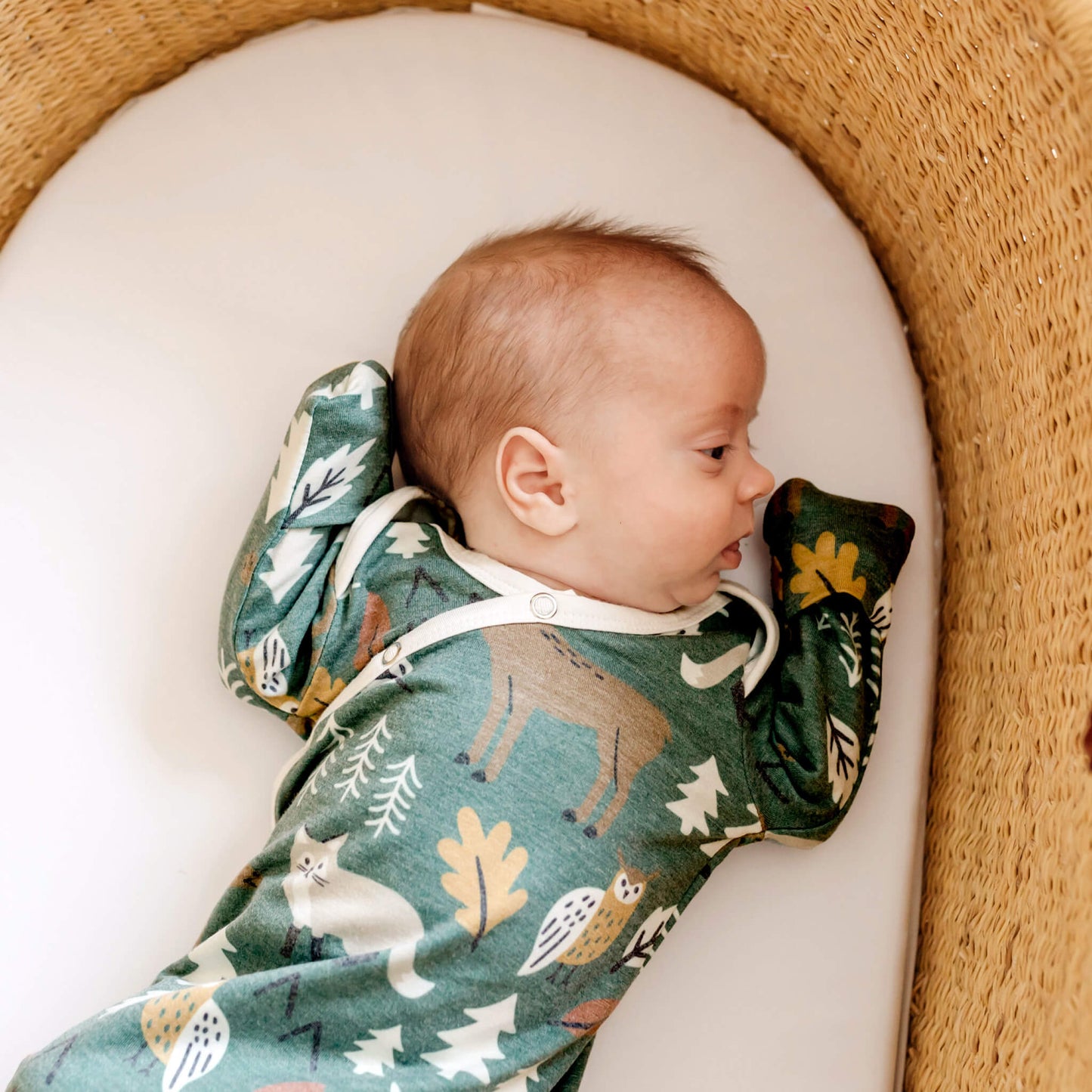 Newborn Knotted Gown - Atwood