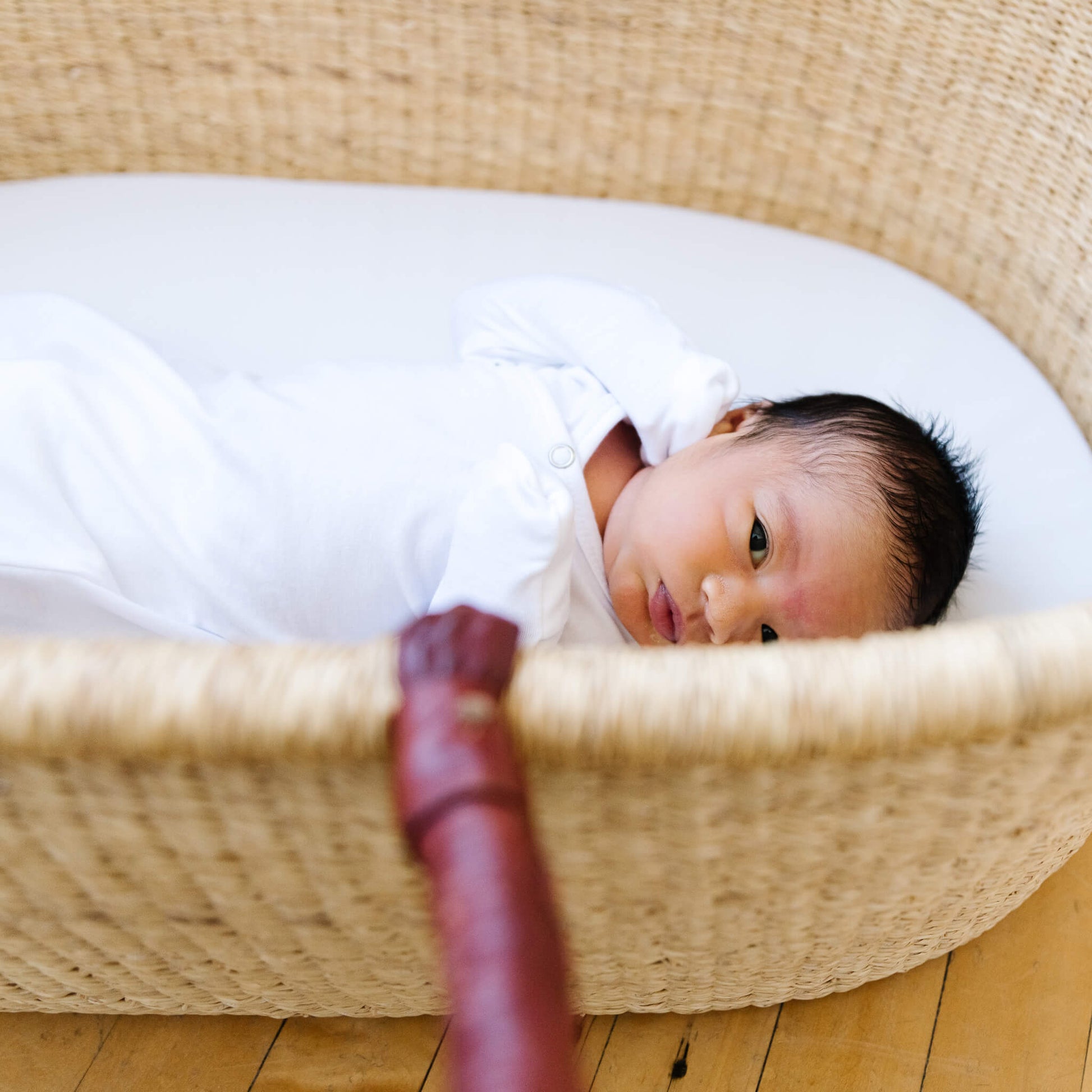 Newborn Knotted Gown - Dove