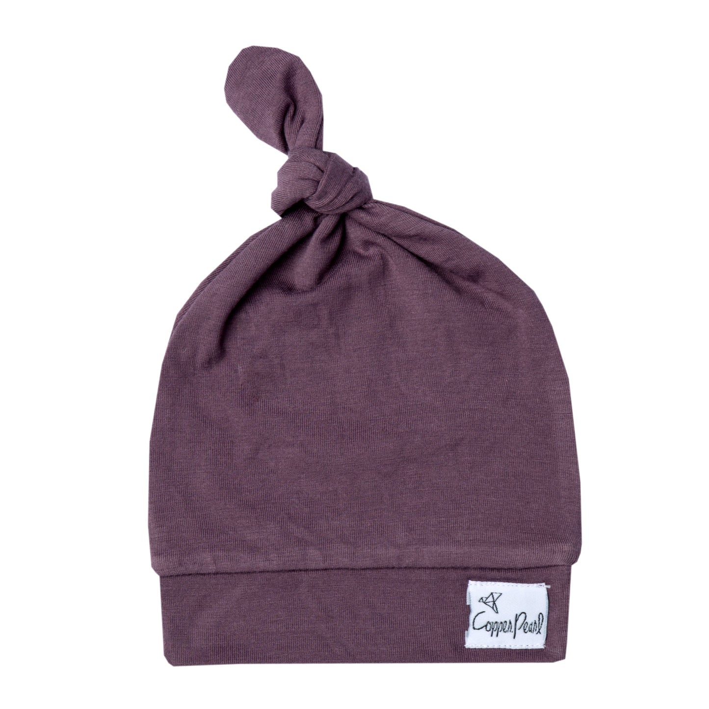 Top Knot Hat - Plum