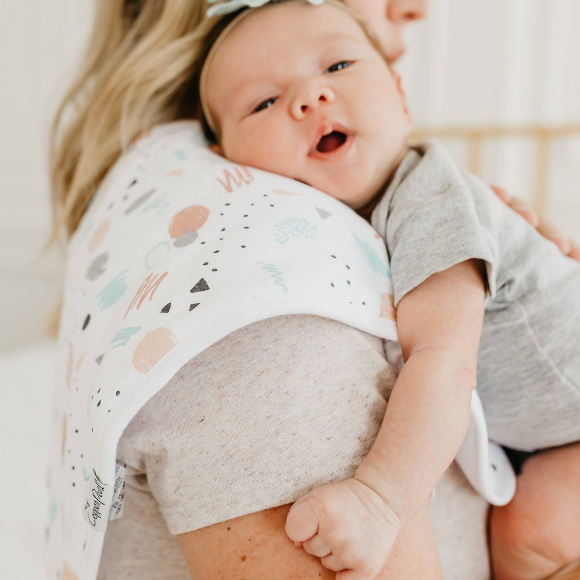 3 Pack Premium Burp Cloths - Zella